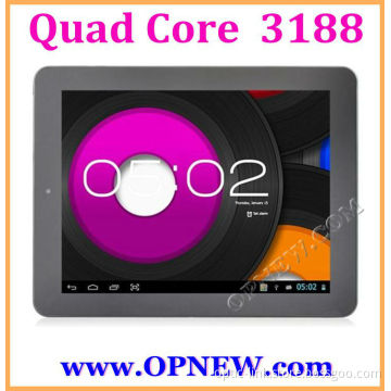 9.7" 3188 Quad Core Tablet pc Rockchip 3188Android 4.2 with Picture-in-Picture, HDMI , Bluetooth, 3G,IPS Capacitive 1024*768